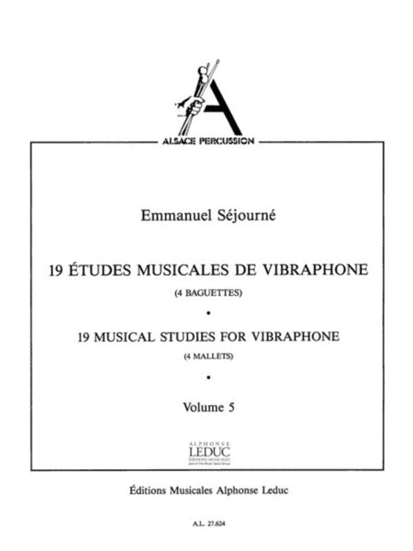 19 Musical Studies for Vibraphone