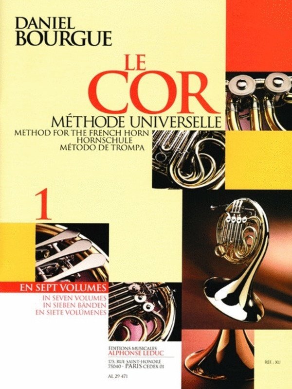 Bourgue - Method for French Horn Vol 1