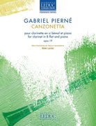 Pierne - Canzonetta Op 19 for Clarinet/piano