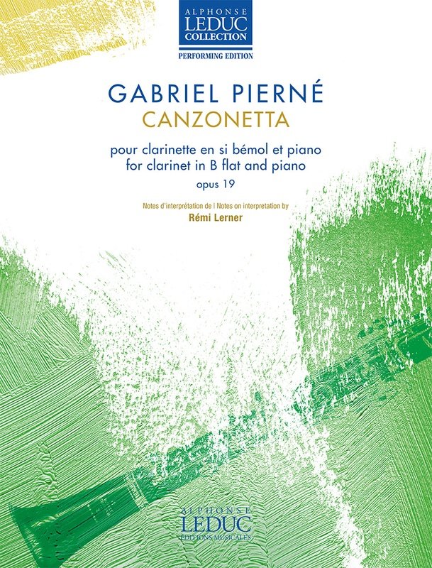 Pierne - Canzonetta Op 19 for Clarinet/piano