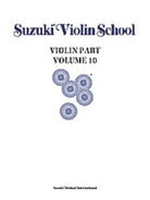 Suzuki Violin School Vol 10 Violin Part