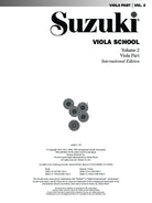 SUZUKI VIOLA SCHOOL VOL 2 VIOLA PART