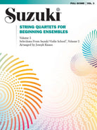 Suzuki String Quartets for Beginning Ensembles Vol 3