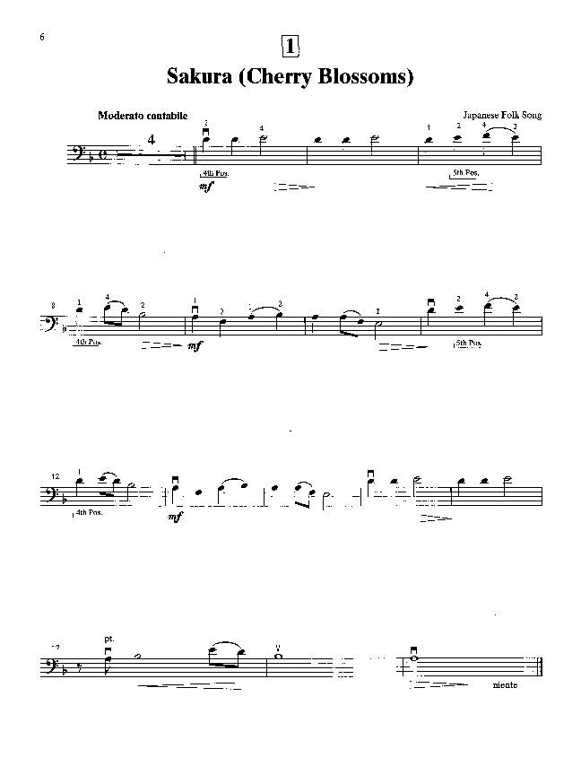 Suzuki Bass School Vol 2 Bass Part