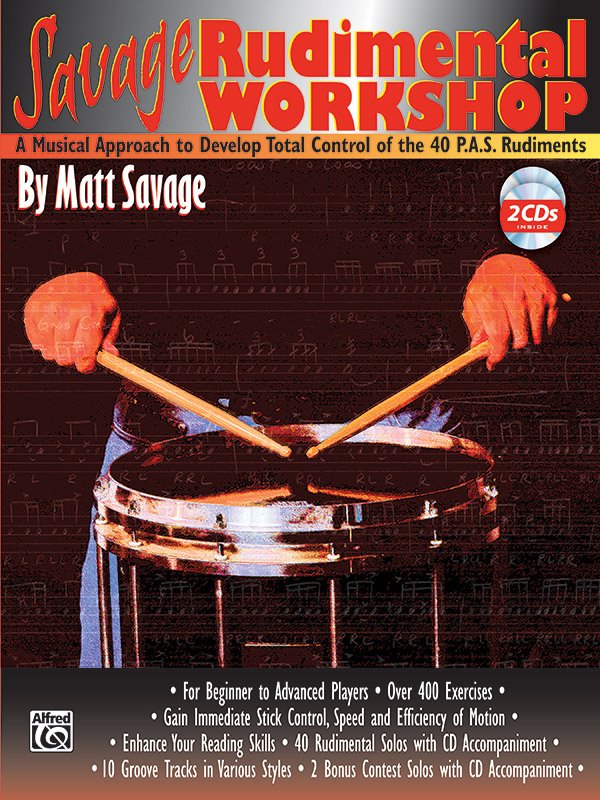 Savage Rudimental Workshop Snare Drum Bk/ola