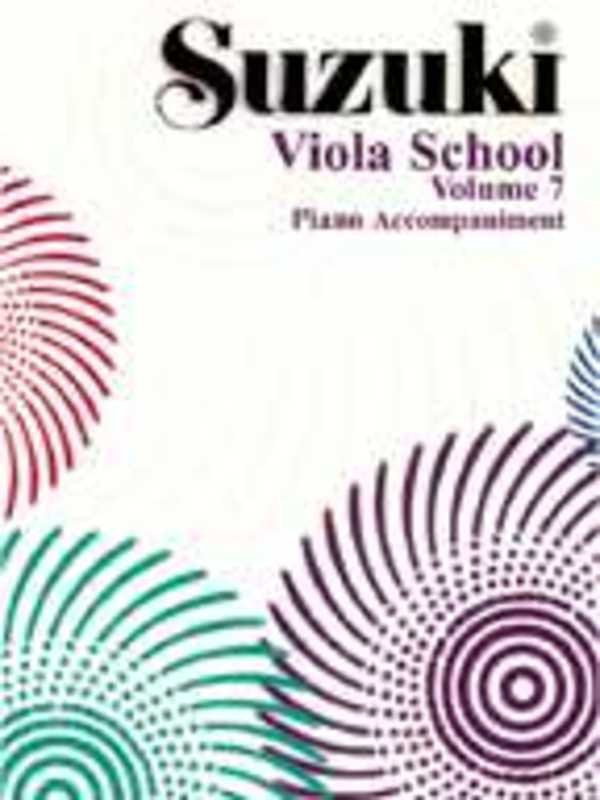 Suzuki Viola School Vol 7 Piano Accompaniment