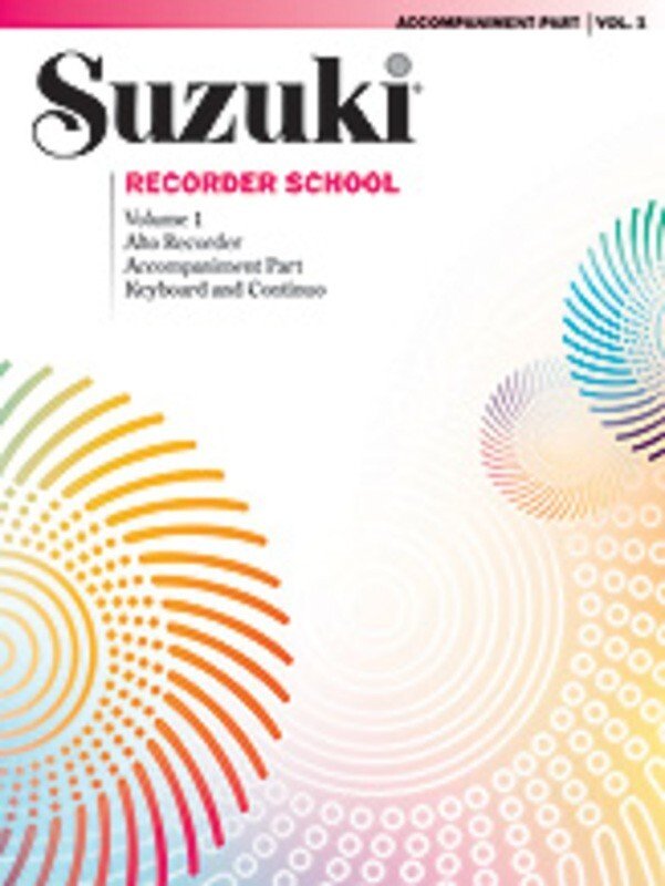Suzuki Recorder School Vol 3 Descant Accomp Part