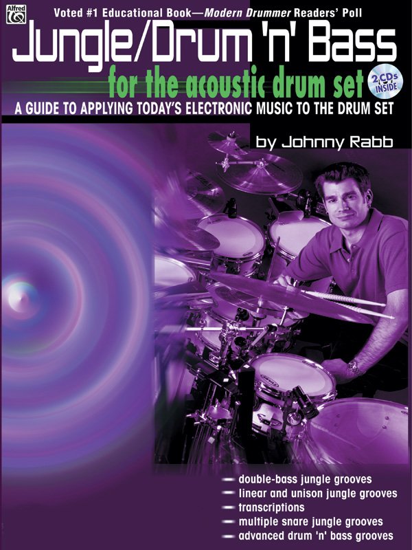 Jungle/drum N Bass for Acoustic Drum Set Bk/cd