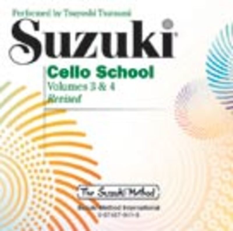 Suzuki Cello School Vols 3 & 4 Cd