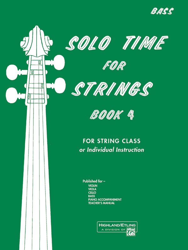 Solo Time for Strings Bk 4 Double Bass