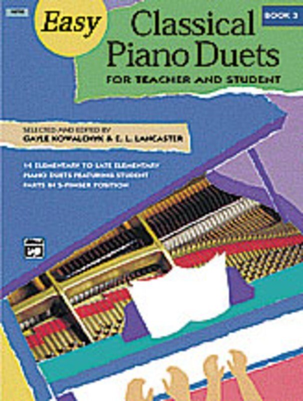 Easy Classical Piano Duets Teacher & Student Bk 3