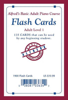 Ab Adult Piano Course Flash Cards Lev 1