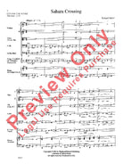 Sahara Crossing for String Orchestra So1 Sc/pts