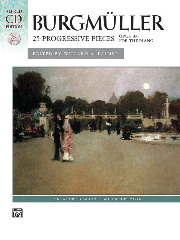 Burgmuller - 25 Progressive Studies Op 100 Bk/cd