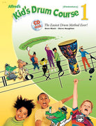 ALFREDS KIDS DRUM COURSE 1 BK/OLA