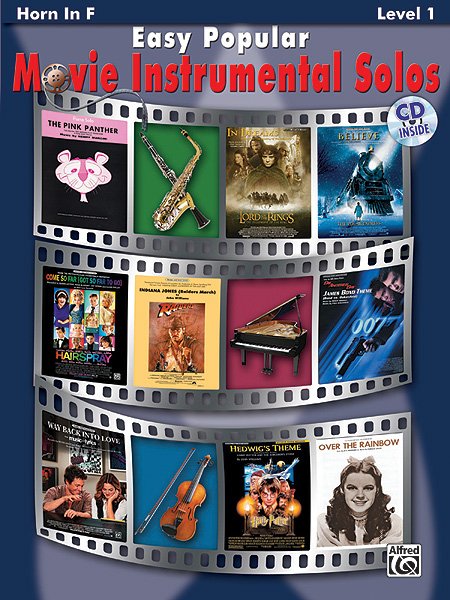 Easy Popular Movie Instr Solos Horn Bk/ola