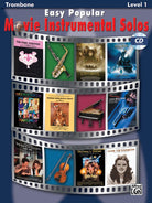 EASY POPULAR MOVIE INSTR SOLOS TROMBONE BK/OLA