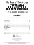 Best of Belwin Jazz Young Jazz Collection 1st Tenor Sax