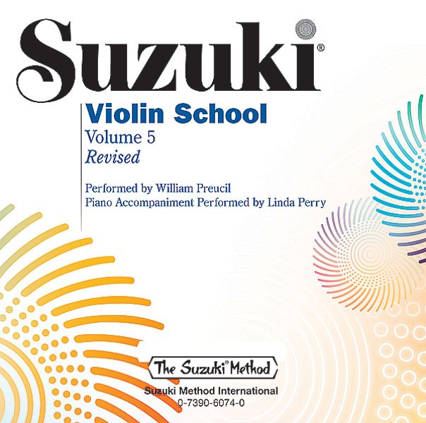 Suzuki Violin School Vol 5 Performance/accomp Cd
