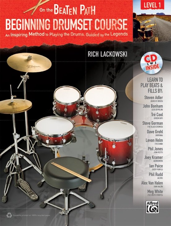 On the Beaten Path Beginning Drumset Lev1 Bk/cd