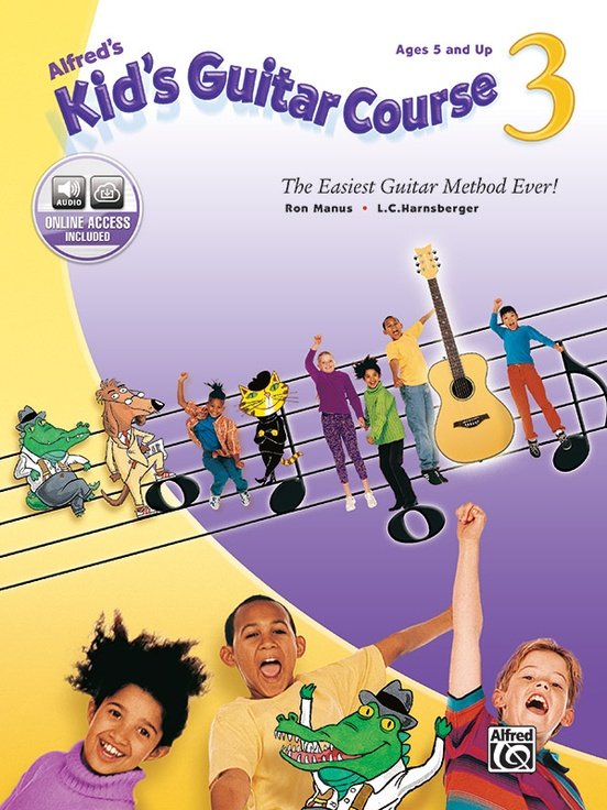 ALFREDS KIDS GUITAR COURSE 3 BK/OLA