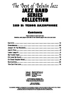 Best of Belwin Jazz Jazz Band Collection 2nd Tenor Sax