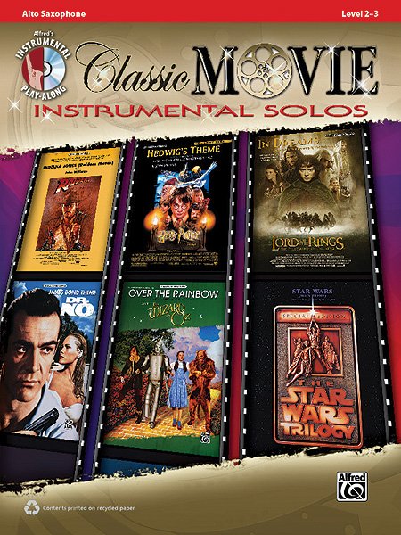 Classic Movie Instrumental Solos Alto Sax Bk/cd