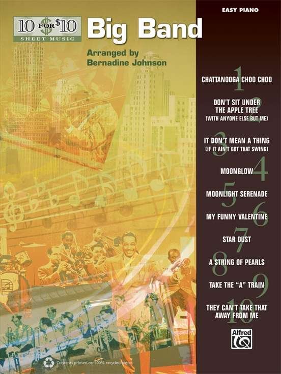 10 for 10 Sheet Music Big Band Easy Piano