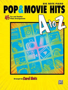 Pop & Movie Hits a to Z Big Note Piano Arr Matz