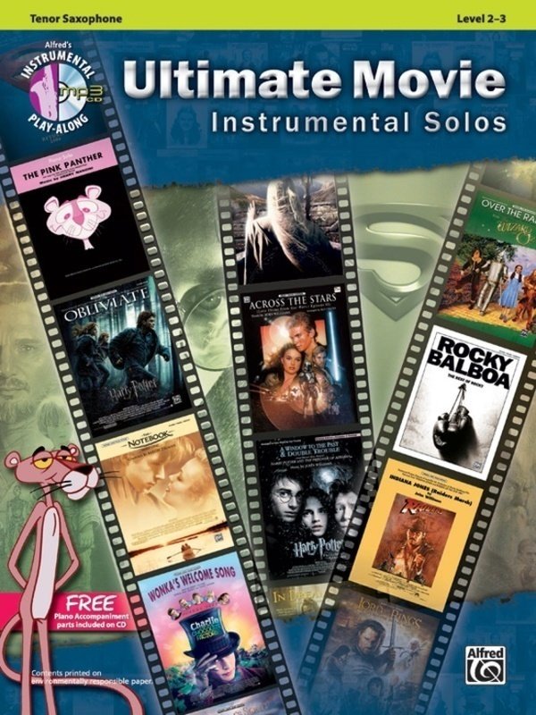 Ultimate Movie Instrumental Solos Tenor Sax Bk/ola
