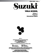 SUZUKI VIOLA SCHOOL VOL 1 VIOLA PART BK/CD
