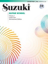 SUZUKI GUITAR SCHOOL VOL 1 GUITAR PART BK/CD