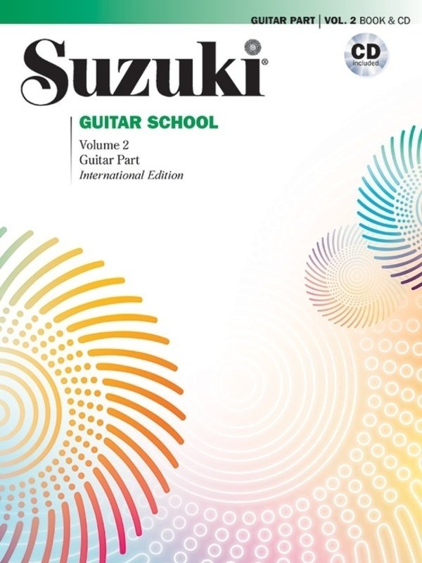Suzuki Guitar School Vol 2 Guitar Part Bk/cd