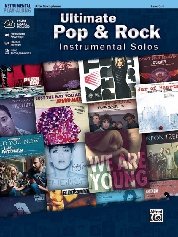 Ultimate Pop & Rock Instrumental Solos Alto Sax Bk/ola