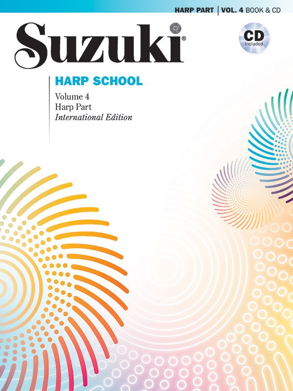 Suzuki Harp School Vol 4 Harp Part Bk/cd
