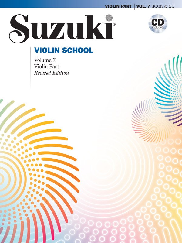 SUZUKI VIOLIN SCHOOL VOL 7 VIOLIN PART BK/CD