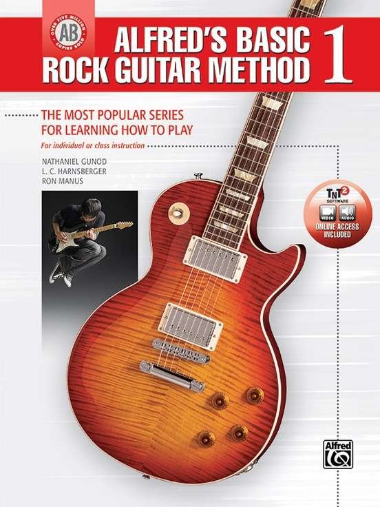 Alfreds Basic Rock Guitar Method 1 Bk/ola