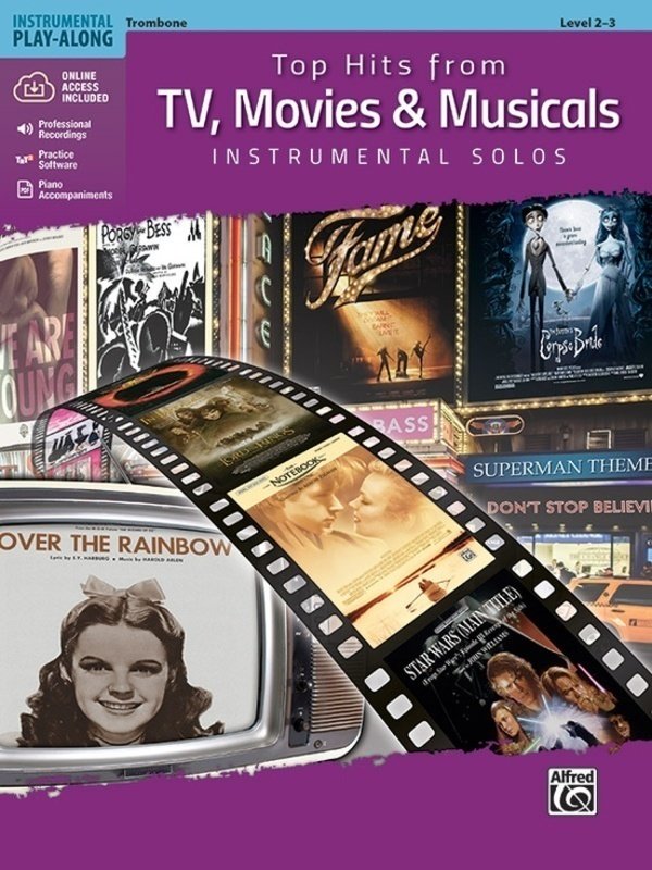 Top Hits From Tv Movies & Musicals Trombone Bk/ola