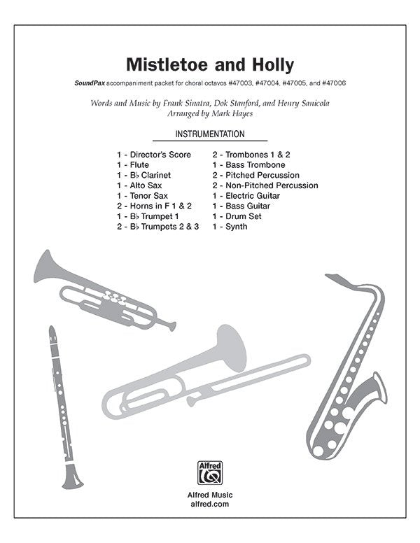 Mistletoe and Holly Soundpax Instrumental Parts Sc/pts