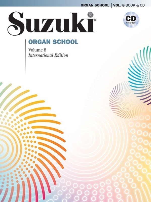 Suzuki Organ School Vol 8 Bk/cd