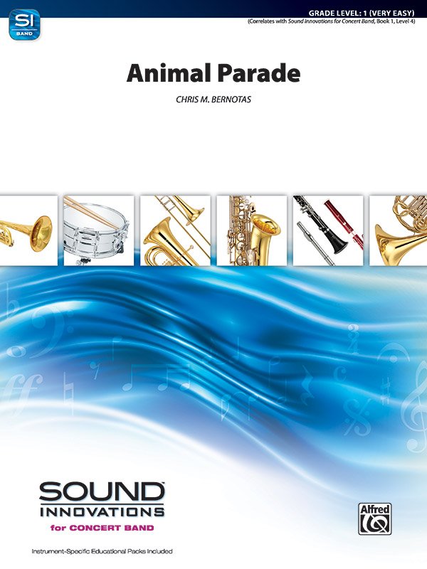 Animal Parade for Concert Band Cb1 Sc/pts