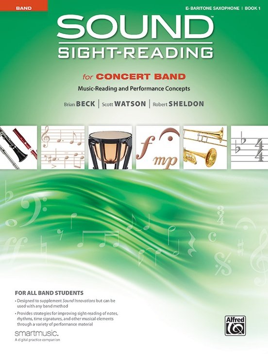 Sound Sight-Reading for Concert Band Bk 1 Baritone Sax