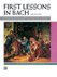 First Lessons in Bach for Piano