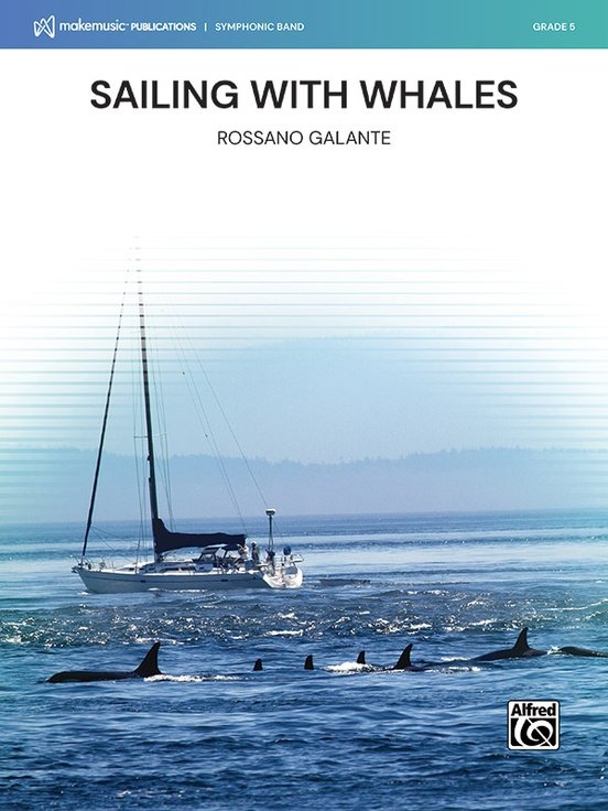 Sailing With Whales for Concert Band Cb5 Sc/pts