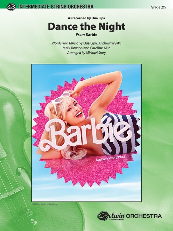 Dance the Night From Barbie So2.5 Sc/pts