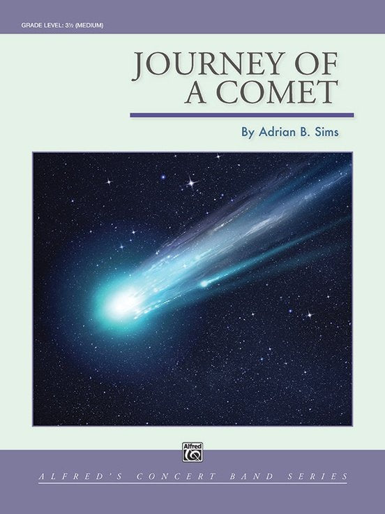 Journey of a Comet for Concert Band Cb3.5 Sc/pts