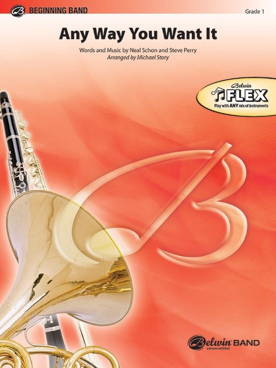 Any Way You Want It for Concert Band Flex Cb1 Sc/pts