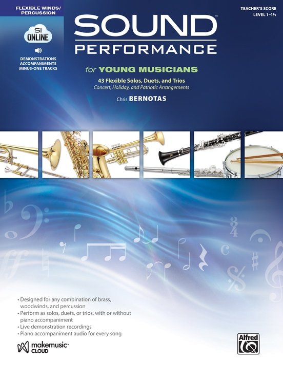 Sound Performance for Young Musicians Teachers Score