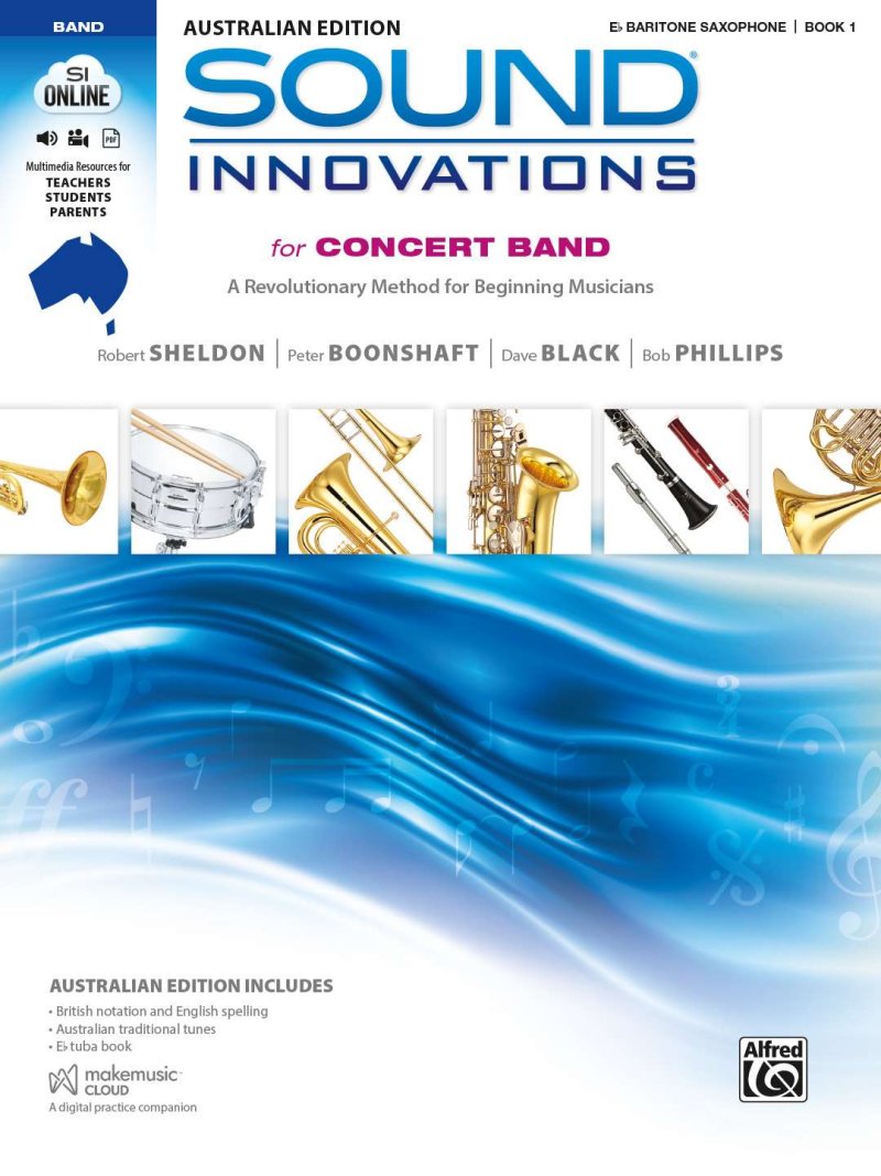 SOUND INNOVATIONS AUST BARITONE SAX BK 1