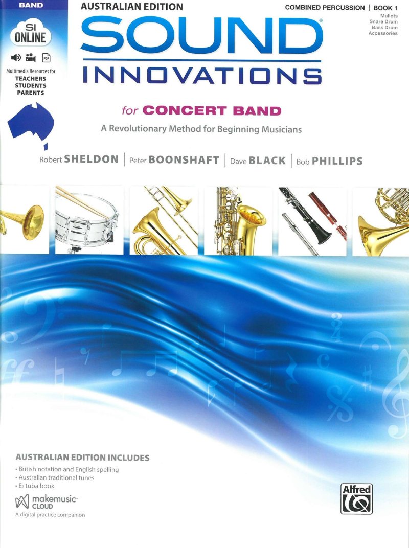 SOUND INNOVATIONS AUST COMBINED PERCUSSION BK 1